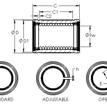 LBB 12 UU AJ AST Linear Bearings