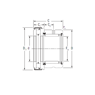 RAXZ 525 Timken Complex Bearings