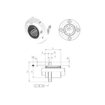 LMFP35UU Samick Linear Bearings