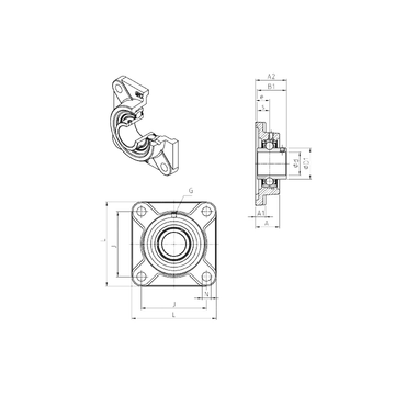 UCF216 SNR Bearing Units