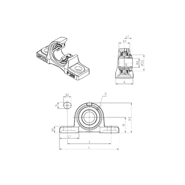 UKP312H SNR Bearing Units