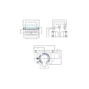 LUCF 16 SKF Linear Bearings